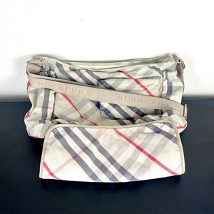 Burberry Cream and Red Check BabyDiaper Bag